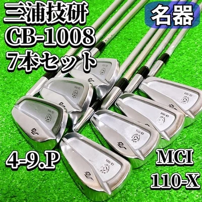 Juego de hierros de golf Miura CB-1008 4-9,P 7-P Fujikura MCI 110-X Foto 1 de 4