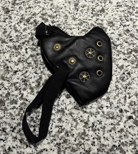 Leather Mask W/ Gears - Picture 1 of 3
