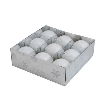 Christmas Bauble Xmas Tree Hanging PVC Lightweight Pearl Ball 6cm Party Ornament - Image 1 of 4