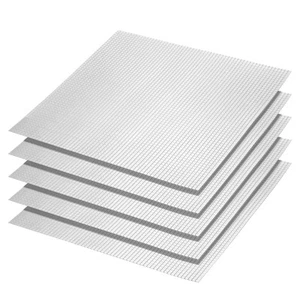 18000pcs 5 x 5 mm Self-Adhesive Acrylic Mirrors Mosaic Tiles Sticker, Silver - Picture 1 of 7