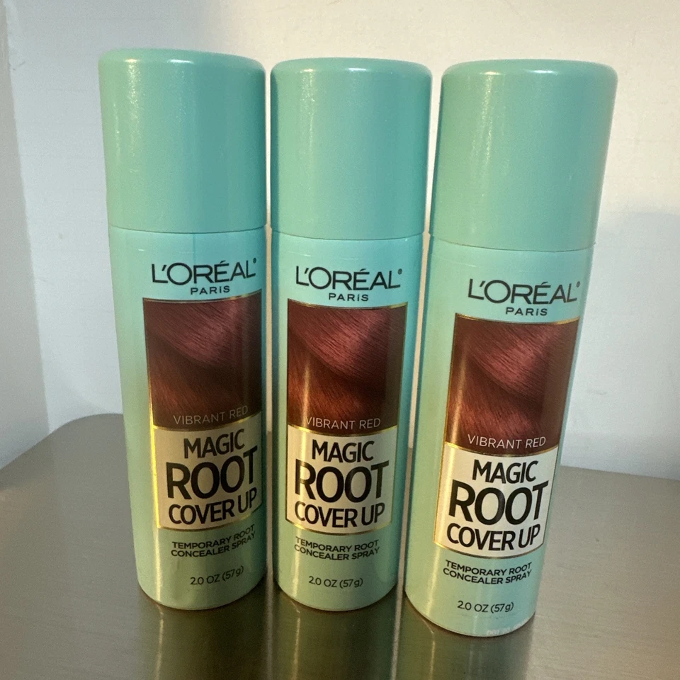 L'Oréal Magic Root Cover Up временный консилер спрей - яркий красный - лот из 3 - Изображение 1 из 1