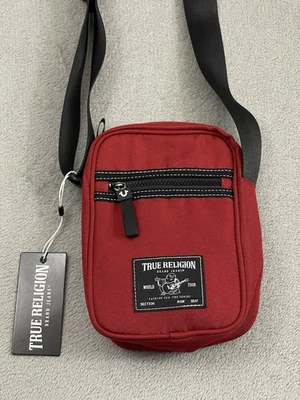 TRUE RELIGION унисекс наплечная сумка красный новый с Ярлыками - Изображение 1 из 4