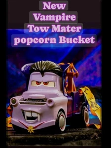 🎃2024 DISNEYLAND CARS MATER VAMPIR ABSCHLEPPWAGEN HALLOWEEN POPCORN EIMER 🎃 - Bild 1 von 5