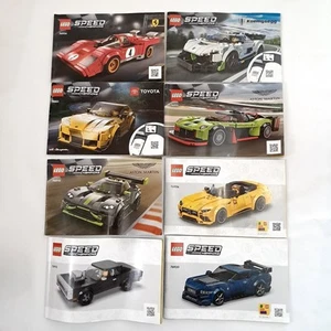 Lego Speed Champions Instruction Manuals Only x8 Job Lot Bundle - Picture 1 of 7