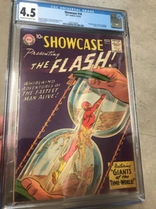SHOWCASE COMICS #14 CGC VG 4.5 CM-OW; 4th Flash; 1st app. Dr. Alchemy! - Picture 1 of 12
