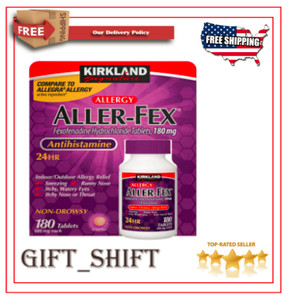 Kirkland Signature Aller-Fex Antihistamine 180 mg., 180 Tablets =free shipping=