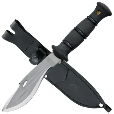 Condor Outdoormesser "Kukri Hunter" PoszeGrip Santoprene-Griff mit Lederscheide - Bild 1 von 4