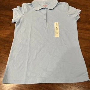 Cat And Jack School Uniform Top Light Blue XL 14/16 - Picture 1 of 6