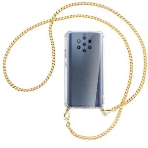 Catena per Nokia 9 PureView catena metallo col. oro Custodia Cover da indossare - Foto 1 di 2