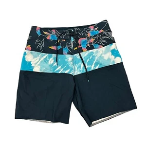 Billabong Big Boys 28 Pro Board Shorts Blue Recycler Series Tribong - Picture 1 of 4
