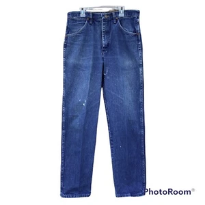 Vaqueros de mezclilla de colección Wrangler EE. UU. 13 MWZ para hombre etiqueta 33x 32 medidas 33x31 puntos descoloridos N24 - Imagen 1 de 12