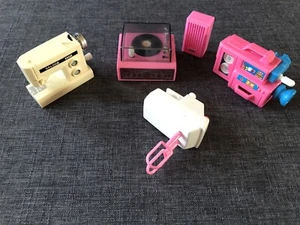 Vintage Barbie 1988 Wind Up Toy Accessory Bundle Lot Of 4 All Working! - Picture 1 of 10