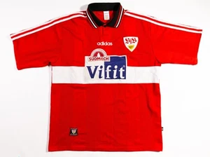 STUTTGART 1996/1997 AWAY FOOTBALL SHIRT ADIDAS VINTAGE JERSEY SIZE XL ADULT - Picture 1 of 7