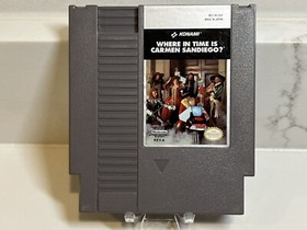 Where in Time is Carmen Sandiego - 1991 NES Nintendo Game - Cart Only - TESTED!