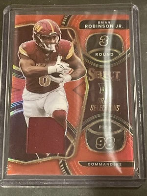 2022 Panini Select - Draft Selections Memorabilia Red Prizm #DS-21 Brian... - Image 1 of 2