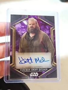 Topps Star Wars ObiWan Kenobi Heath McGough as Foreman Groff Ditcher Purple /199 - Bild 1 von 3