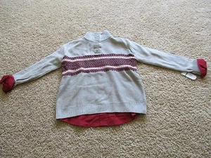 BNWT Nautica big boys sweater/shirt 2pc set, size L(14/16), Grey/red, $59.50 - Picture 1 of 7