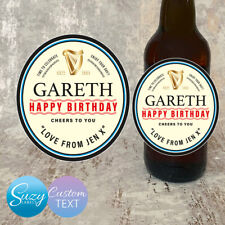 Personalised Guinness Label - the perfect birthday gift - Alcohol Stout Gift