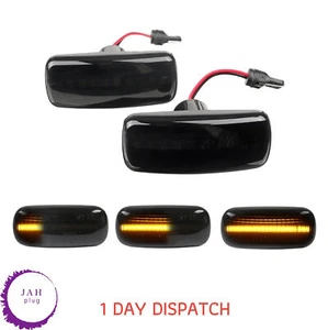 SIDE INDICATOR LED MARKER LIGHT 2X SMOKED BLACK FOR CALIBER JOURNEY NITRO 300C - Picture 1 of 6