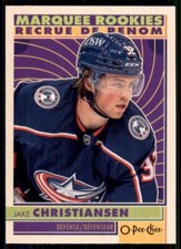 2022-23 UD O-Pee-Chee OPC Retro Marquee Rookies #575 Jake Christiansen