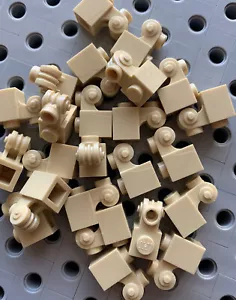 Lego 1x1 Brick Modified With Scroll Decorative Element Tan New Lot Of 24 - Picture 1 of 2