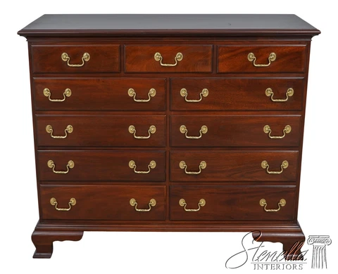 L59659EC: COUNCILL CRAFTSMEN 11 Drawer Mahogany Dresser Cover