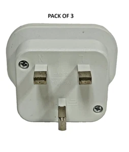 3PK USA US EU Europe To UK British Plug Adapter Type G Converter England Charger - Picture 1 of 6