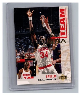 1994-95 Upper Deck #13 Hakeem Olajuwon Foto 1 de 2
