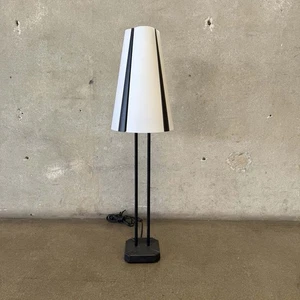 PAIR of Vintage 1980s Ikea VISTOFA Floor / Table Lamp Monochrome Retro - Picture 1 of 5