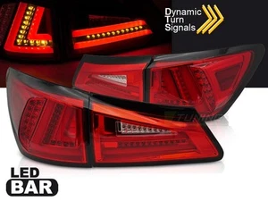 Rote FULL LED Rückleuchten Dynamisch für LEXUS IS 2006-2013 Facelift LIMOUSINE L - Picture 1 of 7