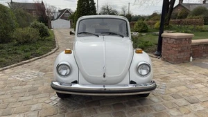 1979 VOLKSWAGEN BEETLE CONVERTIBLE 4 CYLINDER FUEL INJECTION TRIPLE WHITE IMPORT - Picture 1 of 22