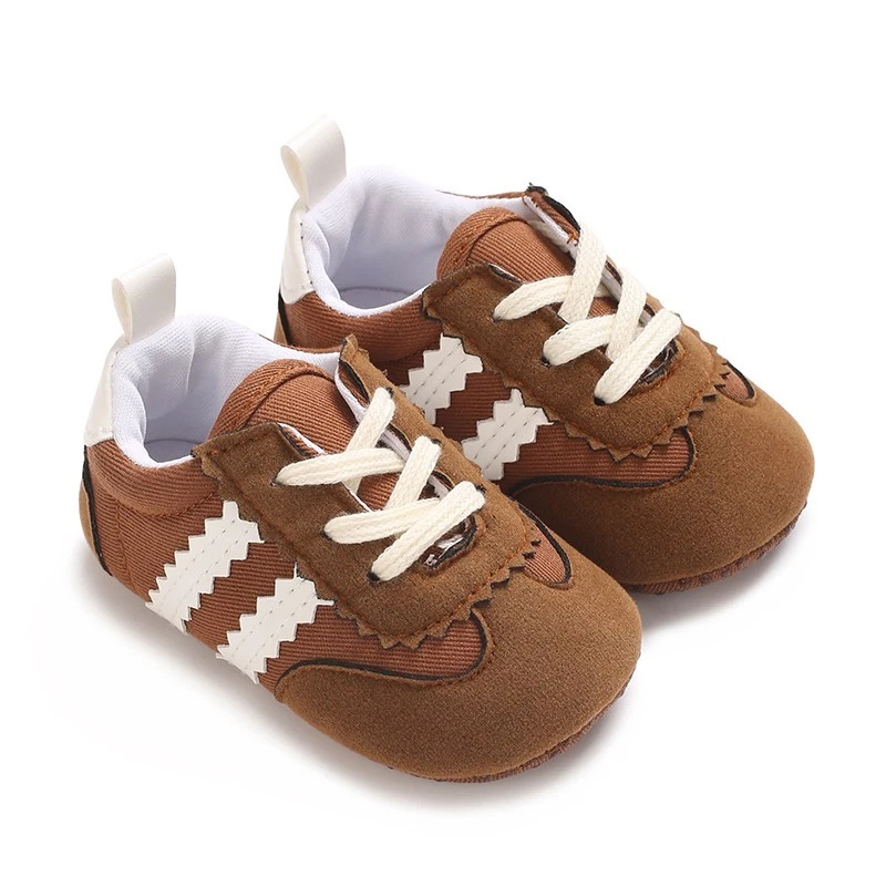Classic Baby Boy Girl Crib Shoes Infant Sneakers Casual Shoes Newborn Baby Shoes - Image 1 of 4