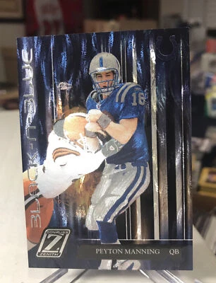 2005 Donruss Zenith Black & Blue Foil Peyton Manning #BB18 Colts, Broncos B14 - Image 1 of 2
