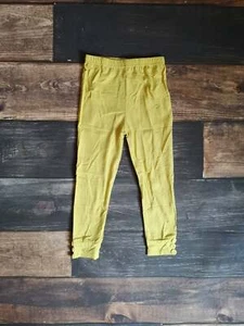 Mustard Yellow Side Buttons Legging - Picture 1 of 1