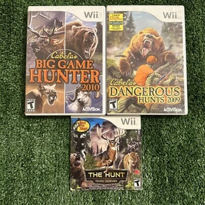 Wii Hunting Games Lot Includes 3 Games All Tested And Working - Picture 1 of 3