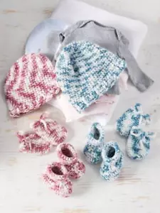 ANIES BÜNDEL JOY SET HÄKELSET MÜTZE HANDSCHUHE STIEFEL - Bild 1 von 3