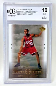 2003 Upper Deck LeBron James Box Set Novato #27 BCCG 10 - Imagen 1 de 2