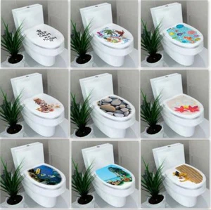 Cubierta de inodoro pegatina closestool cubierta pegatina tapa de inodoro baño taburete de noche - Imagen 1 de 6