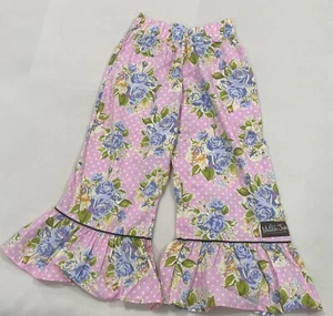 Matilda Jane Maple Sugar Big Ruffles Good Hart Pants EUC Girls Size 8 - Picture 1 of 2