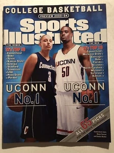 2003 Sports Illustrated CONNECTICUT HUSKIES Diana TAURASI Emeka OKAFOR UCONN #1 - Picture 1 of 1