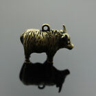 Brass Zodiac Bull Bullish Pendant Copper Solid Copper Coin Calf Pendant