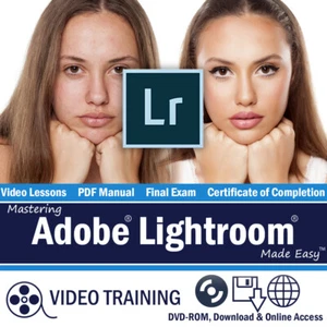 Learn Adobe Lightroom Classic CC Video Training Tutorial DVD and Digital Course - Picture 1 of 7
