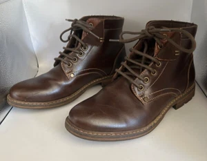 SM Nueva York Para Hombres Rory Formal Inteligente Informal Encaje Botines Zapatos Reino Unido 6.5/UE 40.5 - Imagen 1 de 9