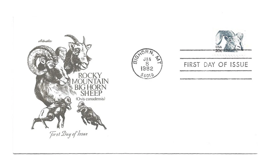 1949 Bighorn Sheep  Artmaster FDC - Image 1 of 1