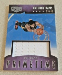 2015-16 Panini Gala Primetime Purple #11 Anthony Davis Pelicans/Lakers 15/40 - Picture 1 of 2