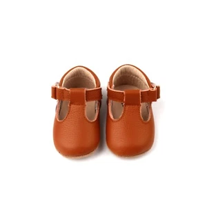 Brown Baby Shoes, toddler shoes, baby moccasins, Baby Mary Janes, Toddler Tbar - Picture 1 of 8