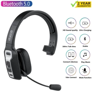 Willful Bluetooth Headset with Noise Cancelling Mic& Mute Button Trucker Headset - Picture 1 of 11