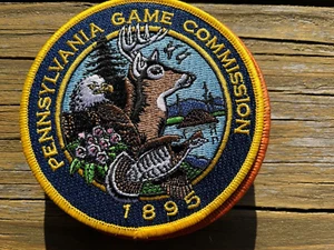 Vintage Patch Pennsylvania Game Commission 1895 Wildlife~~~~ new old stock - Bild 1 von 1