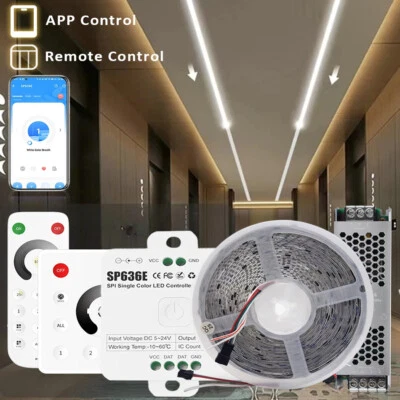 5-20M 24V WS2811 Running Water Flowing Led Strip Light 2835 Horse Race Tape Lamp - Image 1 of 4