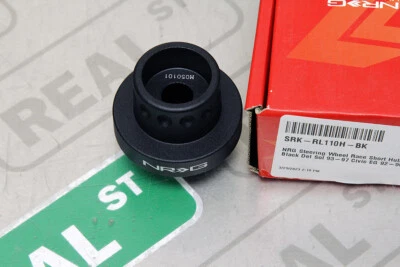 NRG Steering Wheel Race Short Hub Black Honda Civic EG 92-95 Integra DC 94-01 - Image 1 of 4